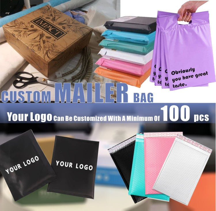 Custom Printed Logo Mailer Bag | Branded Poly Mailers for E-Commerce & Retail Shipping
