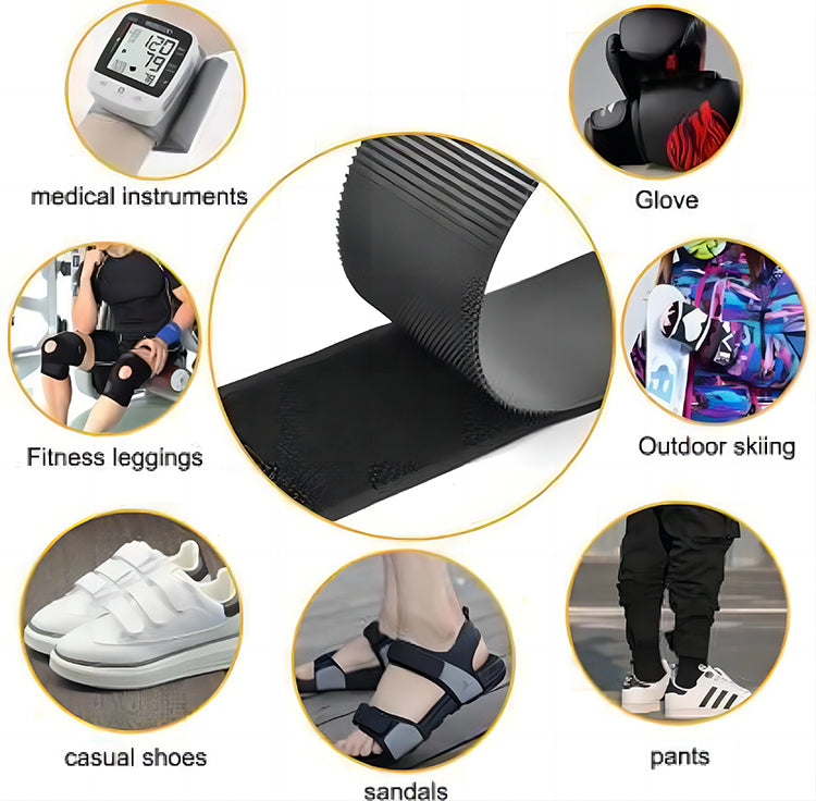 Custom Logo Decorative Clothing Hook & Loop Magic Tape | Branded Velcro Fastener for Apparel & Packaging