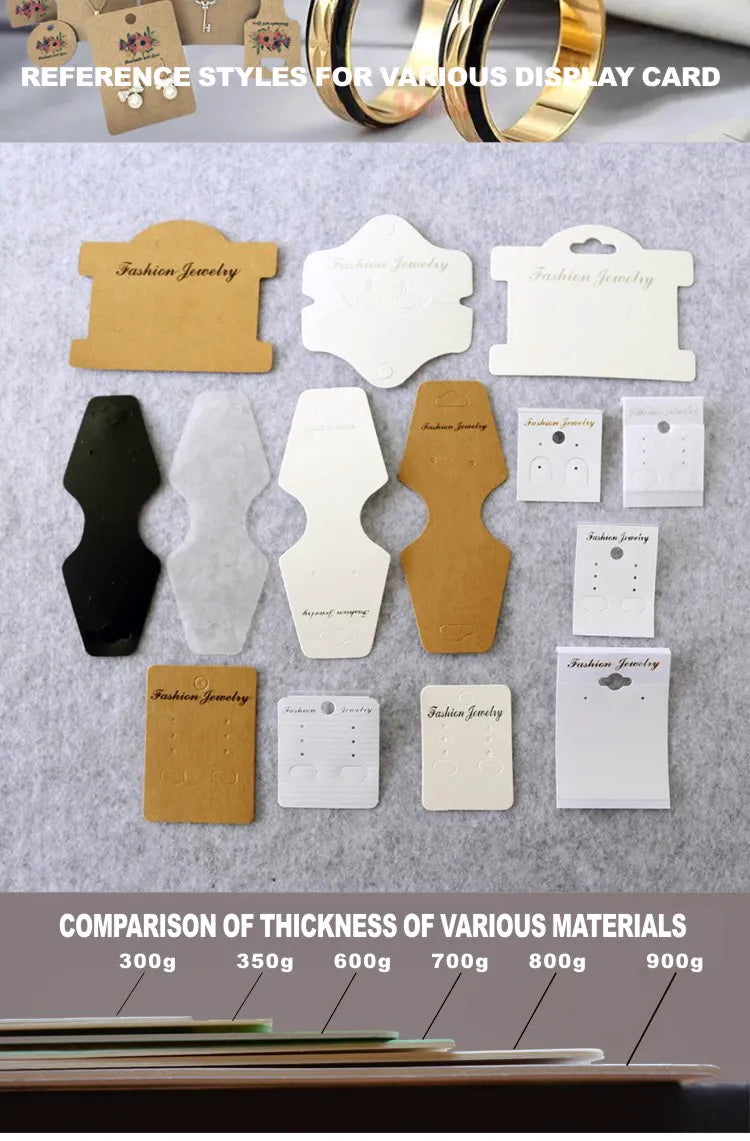 Card styles guide showing structural folding packaging cards and die-cut silhouettes