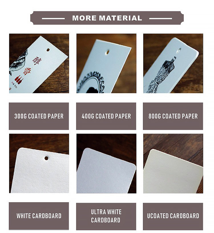 Custom Printed Logo Accessories Display Card – Jewelry & Retail Hang Tags