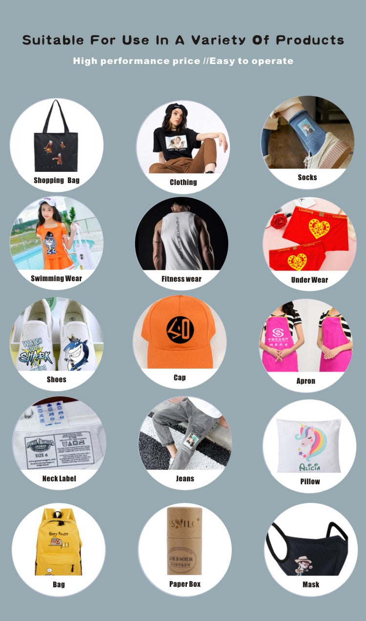 Custom Logo Clothing Transfer Label | Branded Iron-On & Heat Transfer Labels for Apparel