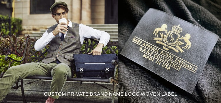 Custom Luxury Woven Clothing Main Label