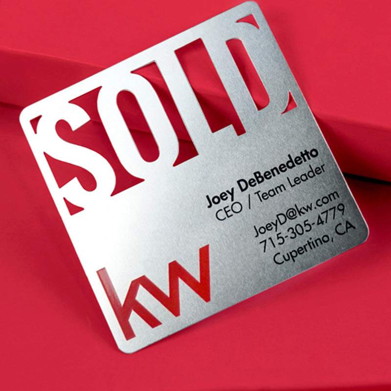 Metal Cards For Laser Engraving