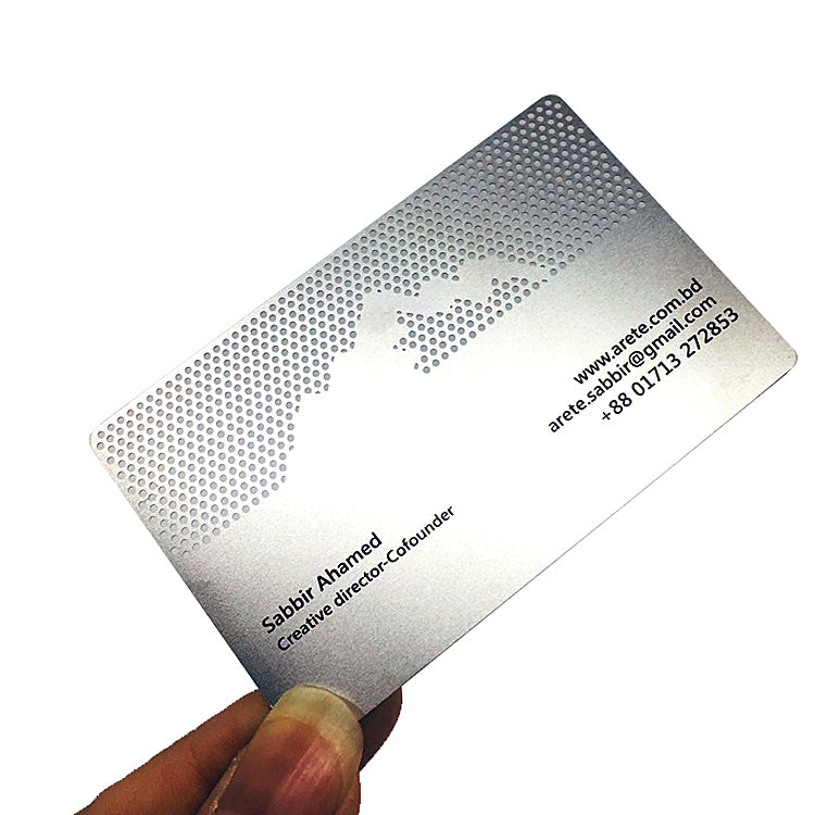 Stainless Steel Business Card