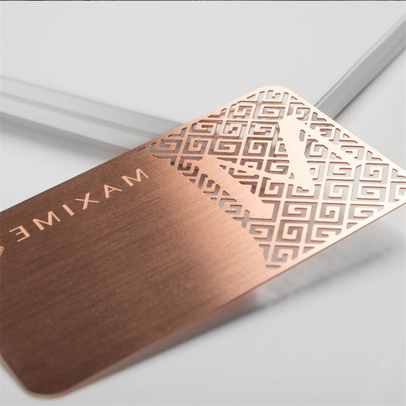 Gold Mirror Metal Business Cards