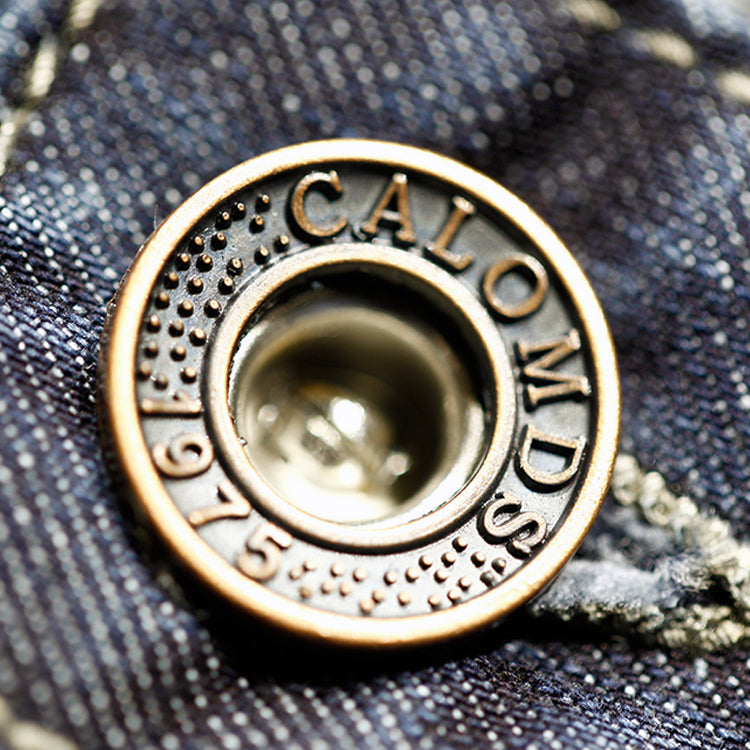 Custom Jeans Garment Alloy Metal Button | Branded Zinc Alloy Denim Buttons for Clothing & Workwear