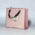 Custom Pink Pattern Rope Handle Paper Bag