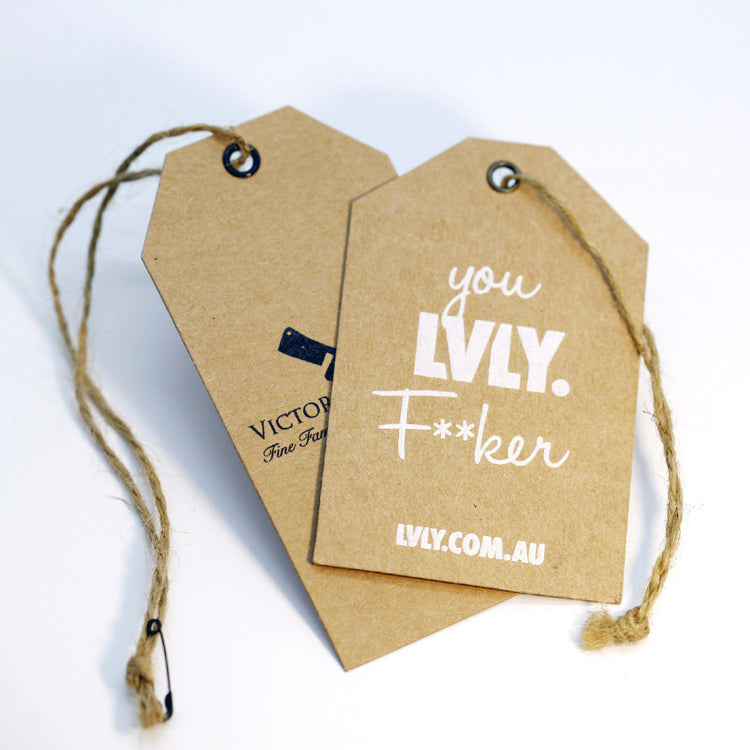 Custom Jeans Hang Tag – Premium Paper, Kraft & Specialty Materials for Denim Brands