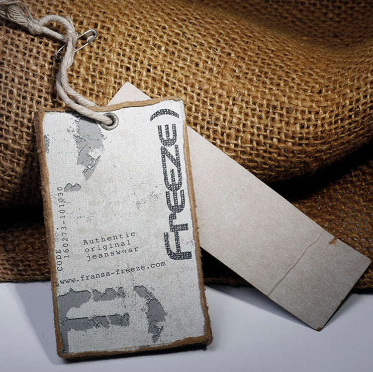 Custom Jeans Hang Tag – Premium Paper, Kraft & Specialty Materials for Denim Brands