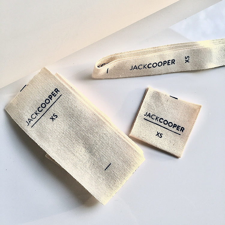 Custom Clothing Logo Printed Label – Woven & Satin Garment Labels