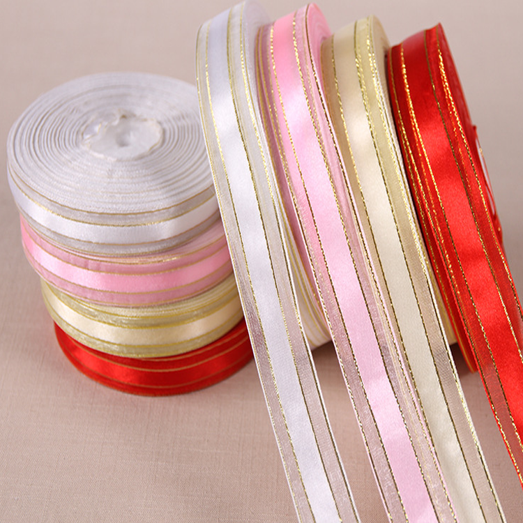 Custom Printed Logo Packaging Silk Ribbon | Branded Satin Ribbon for Gift Boxes & Retail Packaging
