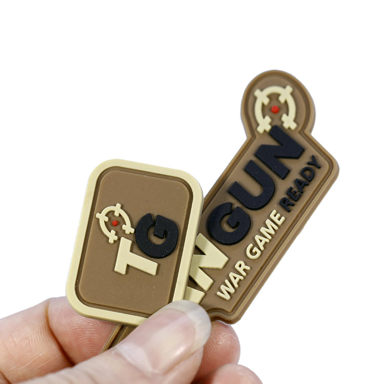 Custom Clothing Silicone Rubber Patches – 2D & 3D PVC Brand Patches