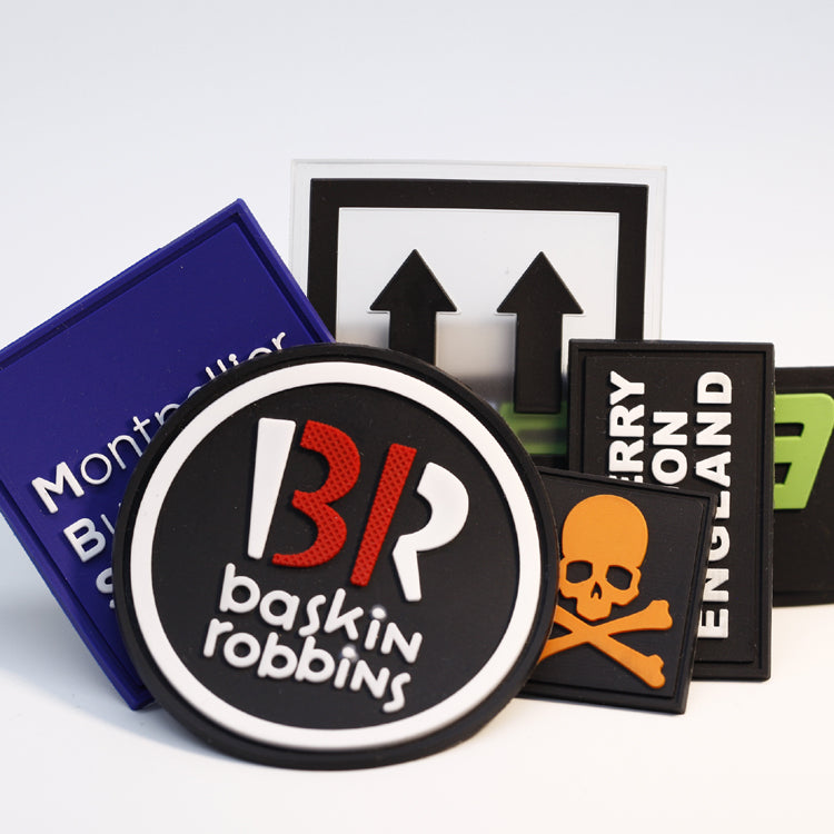 Custom Clothing Silicone Rubber Patches – 2D & 3D PVC Brand Patches