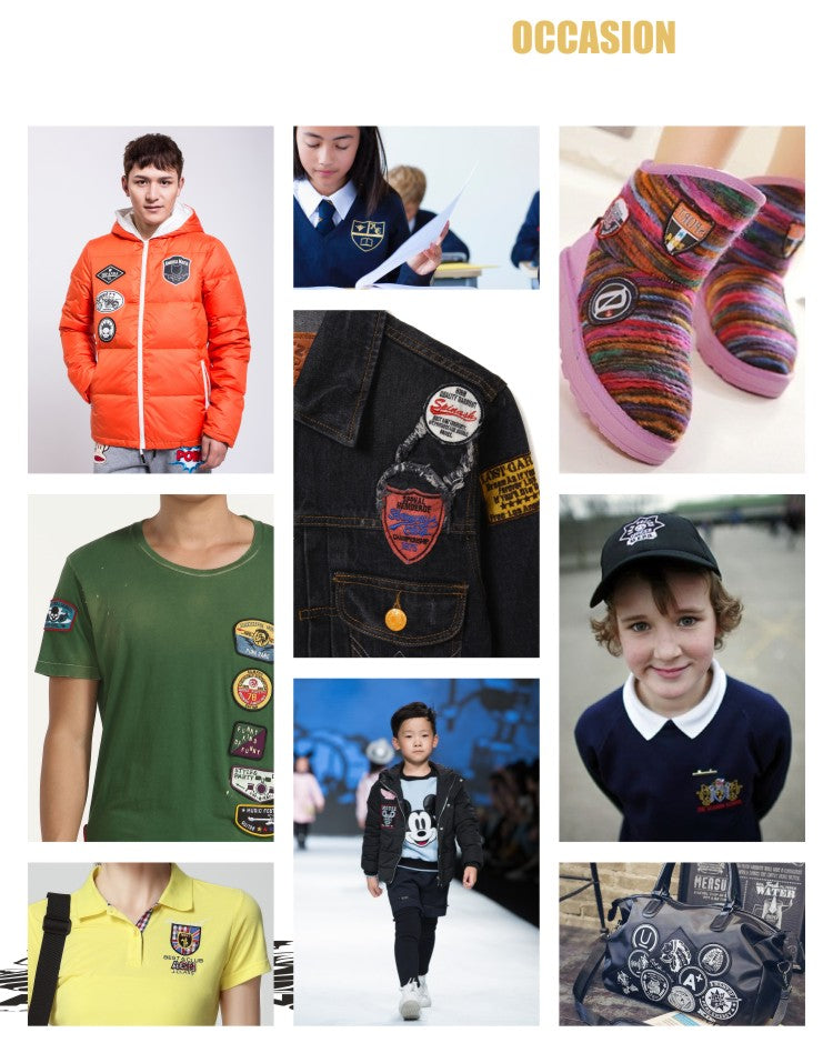 Custom Clothing Silicone Rubber Patches – 2D & 3D PVC Brand Patches