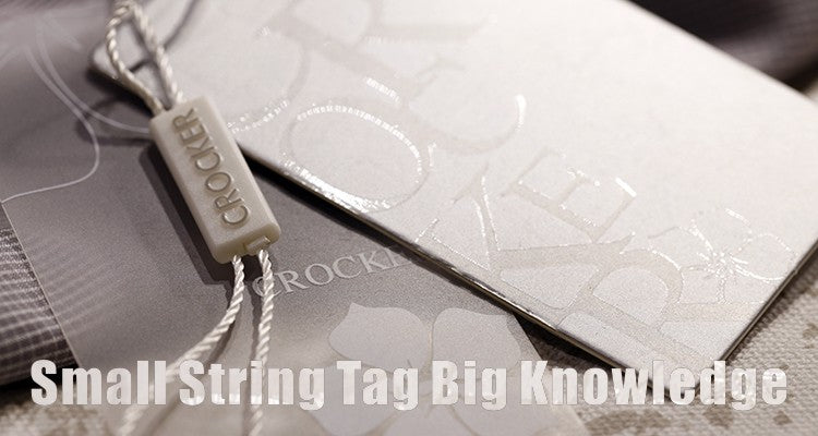 Custom Logo Clothing Hang Tag Plastic String Tag – Garment Branding