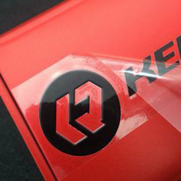 Custom UV Transfer Sticker with Gold Foil – Premium Branded Labels