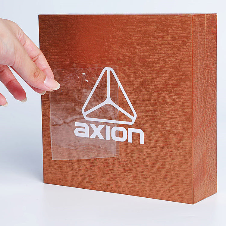 Custom UV Transfer Sticker with Gold Foil – Premium Branded Labels