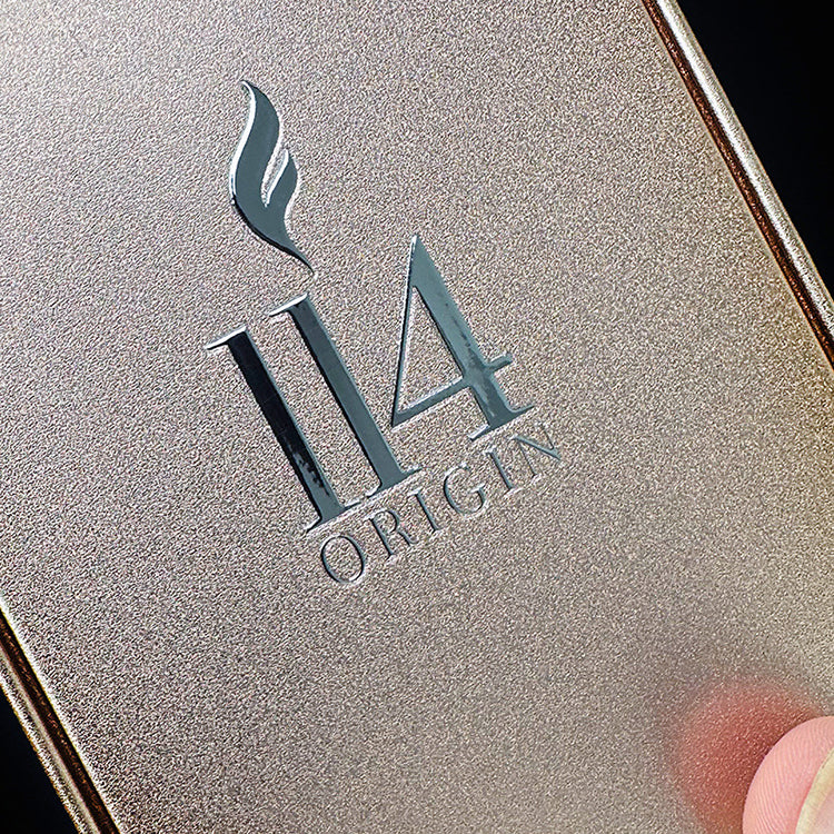 Custom UV Transfer Sticker with Gold Foil – Premium Branded Labels