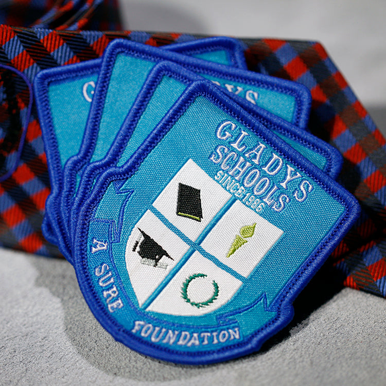 Custom Shool Uniform Woven Badge