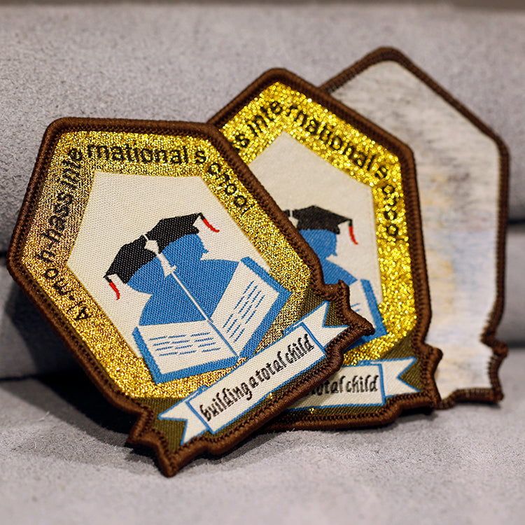 Custom Shool Uniform Woven Badge