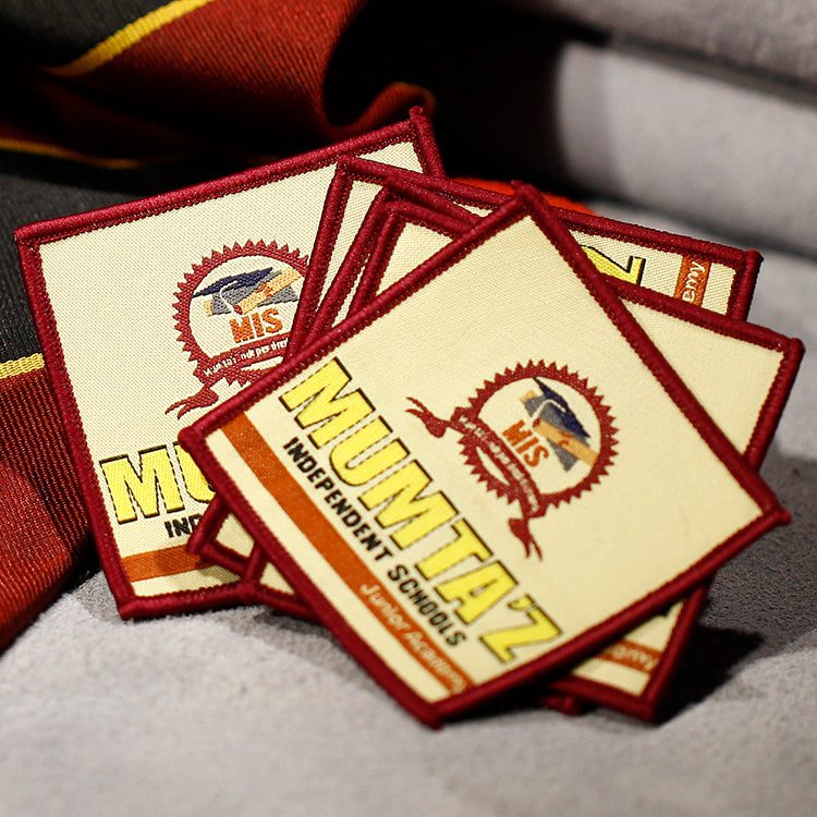 Custom Shool Uniform Woven Badge