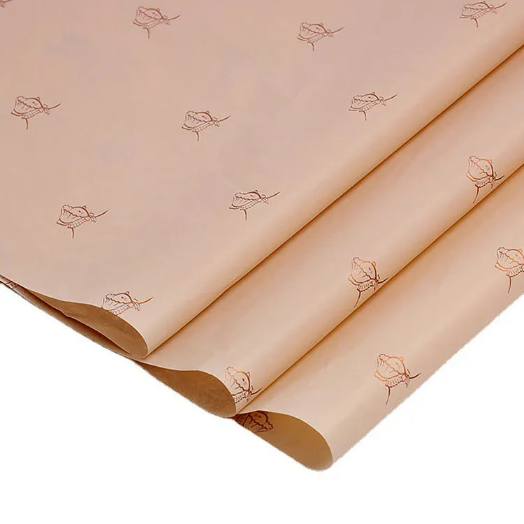 Custom Logo Tissue Paper – Monochrome Logo Wrapping Sheets