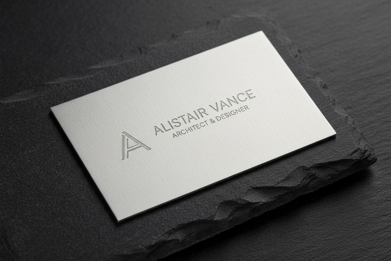 Custom Luxury Metal Business Card