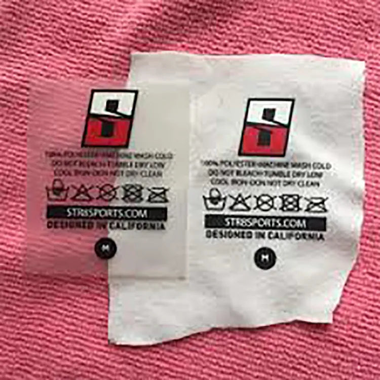 Eco-friendly water-based heat transfer label test sample