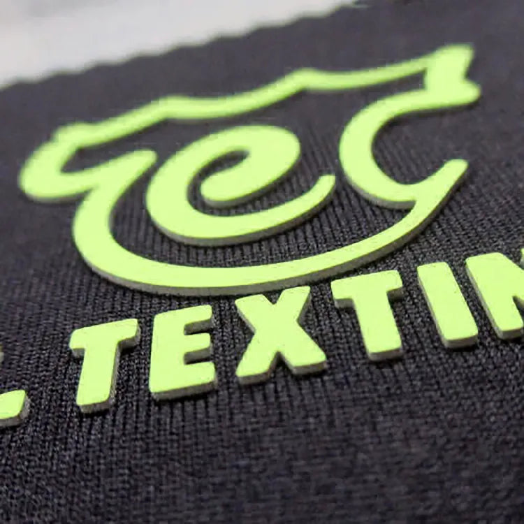 Streetwear 3D rubberized private label transfer patch