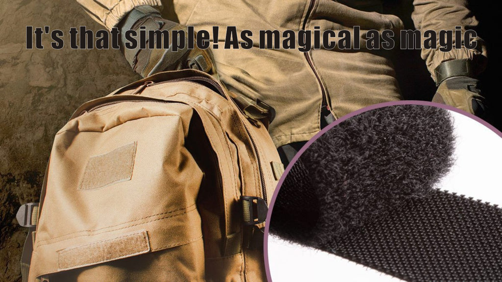 Custom Logo Decorative Clothing Hook & Loop Magic Tape | Branded Velcro Fastener for Apparel & Packaging