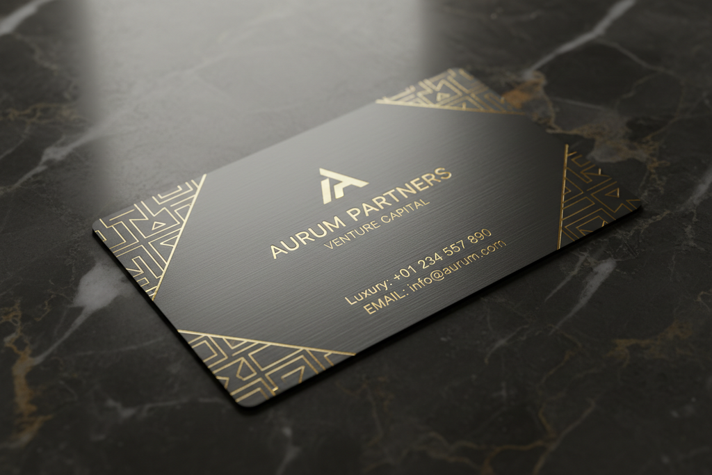 Custom Luxury Metal Business Card