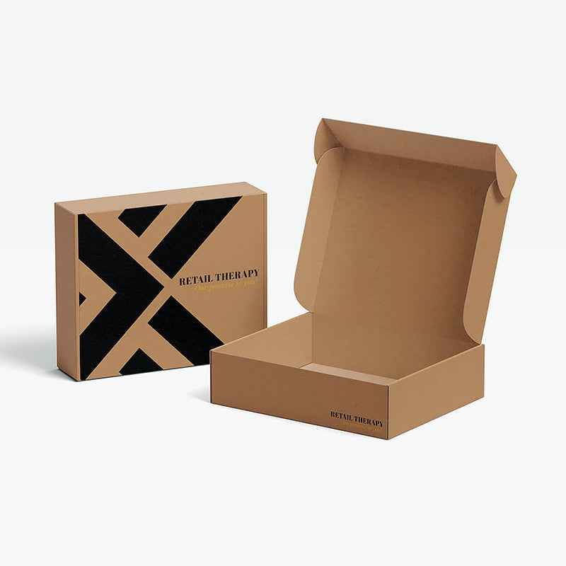 Custom Mailer Box - Branded Kraft Corrugated Box with Logo