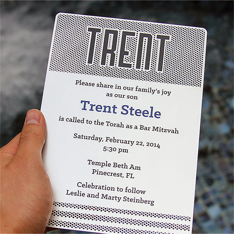 Custom Metal Event Invitation Cards