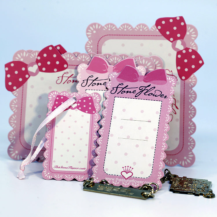 Custom Printed Logo Accessories Display Card – Jewelry & Retail Hang Tags