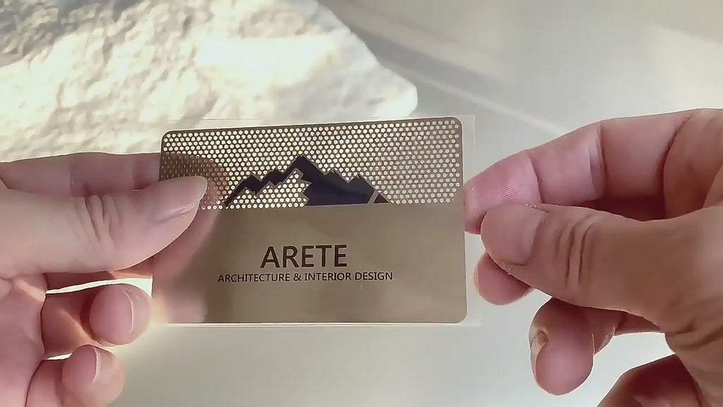 Custom Metal Event Invitation Cards