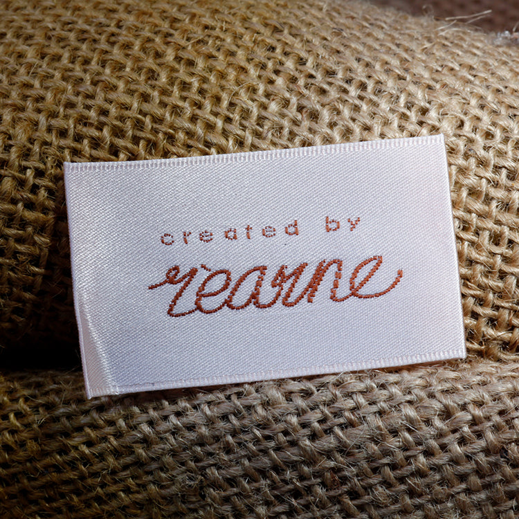 Custom Luxury Woven Clothing Main Label